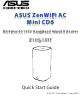 Asus ZenWiFi AC Mini CD6 Quick Start Manual