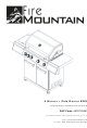 Fire Mountain JB03705501 Manual