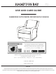 HAMPTON BAY CAMBRIDGE 517148B Use And Care Manual