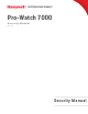 Honeywell Pro-Watch 7000 Security Manual