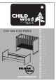 Childhome Belgium CHILD WOOD PARIS B120PDO Manual