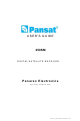 Pansat 250SM User Manual