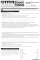 Sealey SA721 Instructions