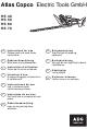 AEG Atlas Copco HS 40 Instructions For Use Manual