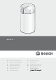 Bosch MKM6 Series Operating Instructions Manual