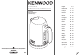 Kenwood SJM020A series Instructions Manual