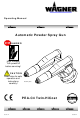WAGNER PEA-C4 Twin-HiCoat Operating Manual