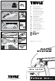 Thule Rapid System 1436 Fitting Instructions Manual