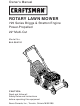 Craftsman 944.364741 Owner's Manual