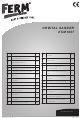 Ferm ESM1007 Original Instructions Manual