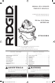 RIDGID RT0600M0 Owner's Manual