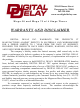 DIGITAL DELAY Mega 50 Manual