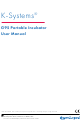 CooperSurgical K-Systems G95 User Manual