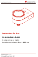 Vision & Control SLB-500-R625-P-24V Instructions For Use Manual