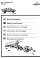 Jaeger 12500573J Fitting Instructions Manual