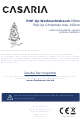 CASARIA DBPB001 Instructions Manual