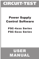 Circuit-test PSC-4 Series User Manual