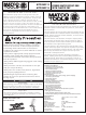 Matco Tools MTPGHVF13 Instruction Manual