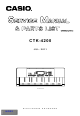 Casio CTK-4200 Service Manual