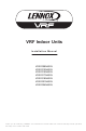 Lennox VE2C015N432U Installation Manual