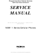 Nokia NSW-1 Series Service Manual