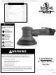 Cornwell Tools CAT650HD Operating Instructions