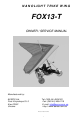 Aeros NANOLIGHT TRIKE FOX13-T 2020 Owner's Service Manual