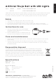 North Light WX-31VLED44-40WW-10-2 Instructions For Use