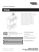 Lincoln Electric Prism L17587-1 Operator's Manual