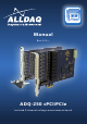 Alldaq ADQ-250 cPCI Manual