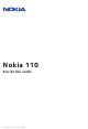 Nokia 110 User Manual