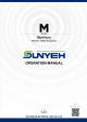Sun Yeh Electrical M Series Operation Manual