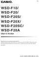 Casio WSD-F20X User Manual