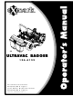Exmark ULTRAVAC 126-6122 Operator's Manual