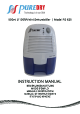 Puredry PD 625 Instruction Manual