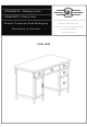 SEI Mission HO880900TX Assembly Instruction Manual