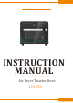 Kalorik AFO-04D Instruction Manual