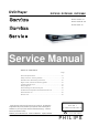 Philips DVP5160/05/12 Service Manual
