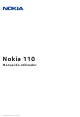 Nokia 110 User Manual