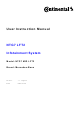 Continental Refrigerator NTG7 MID LFT2 User Instruction Manual