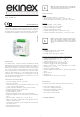 Ekinex EK-GM2-DL Quick Start Manual