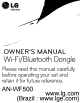 LG AN-WF500 Owner's Manual