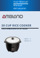 Ambiano RC-18-G User Manual