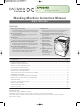 DAEWOO ELECTRONICS DWC-UD1433 Instruction Manual