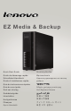 Lenovo EZ Media & Backup Quick Start Manual