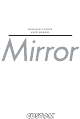 Custom Audio Electronics Mirror User Manual