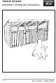 Creative Play TRIKE STORE Assembly And Installation Instructions Manual