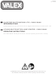 Valex FAMILY BANK Operating Instructions Manual
