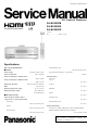 Panasonic VIERA SA-BX500EB Service Manual