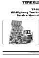 Terex TR40 Service Manual